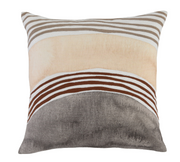 18" x 18" Earthy Striped Pillow - Mix Home Mercantile