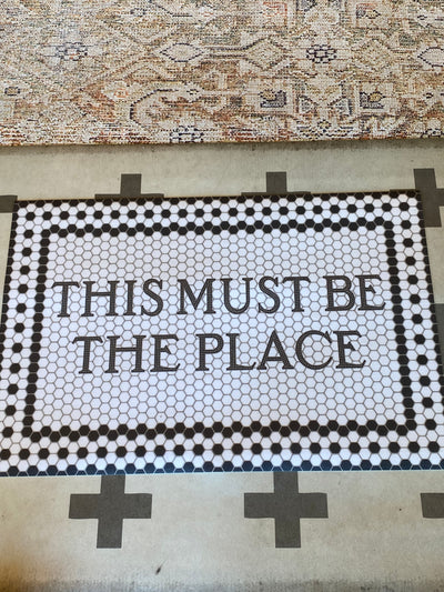 24X36 This Must Be The Place Vinyl Rug - Mix Home Mercantile