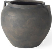 Short Matte Brown Vase