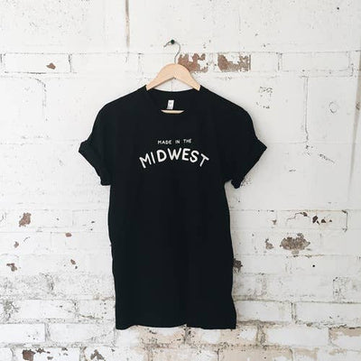 Made in the Midwest T-Shirt Black - Mix Home Mercantile