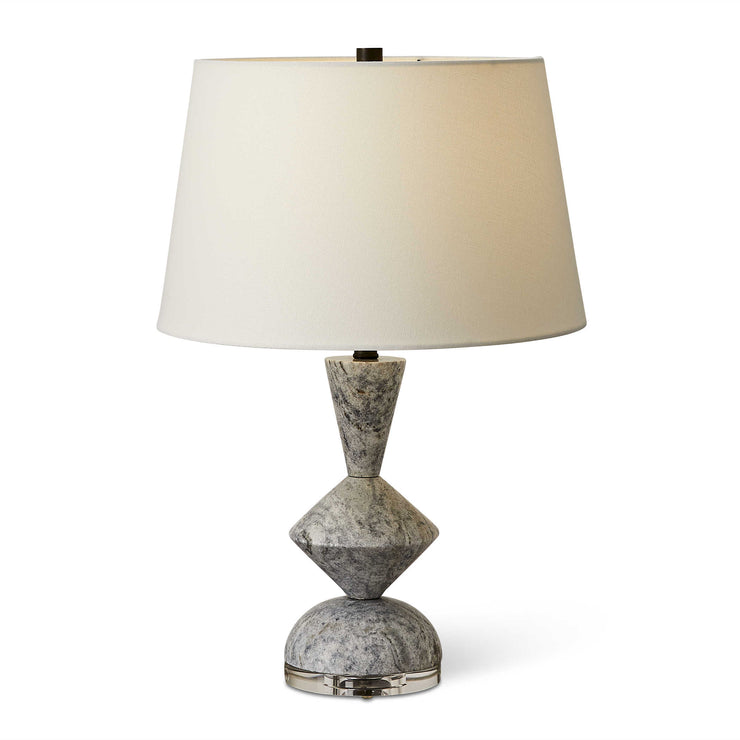 Stacked Marble Table Lamp - Mix Home Mercantile